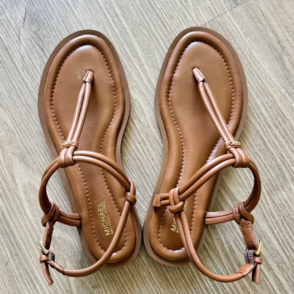 Michael Kors cognac sandal